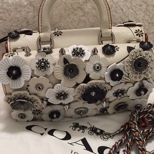 Coach Double Dinky Limited Ed Runway Bag Tea Rose